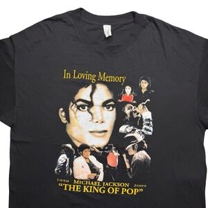 2000s Michael Jackson RIP memorial tribute boot shirt